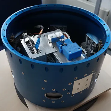 Rocket module for measuring the movement and position of objects in space