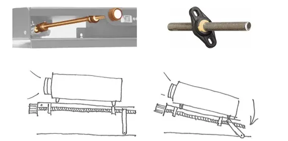 Projector tilt adjustment