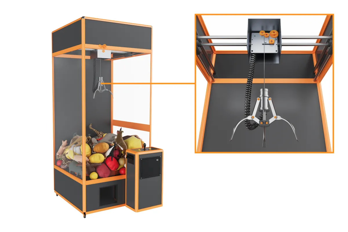 Entertainment machine claw machine