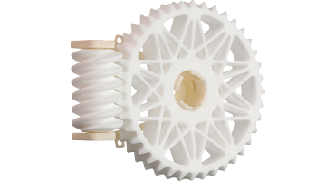 Schneckenradgetriebe 3D gedruckt