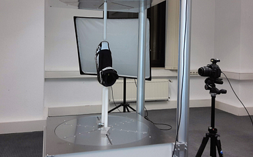 Kamera-vridbord med PRT-svängkrans