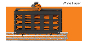 stage and theater vertical e-chain white paper cover