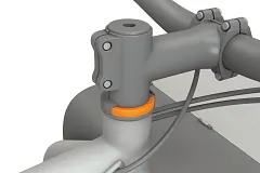 Headset with iglidur plain bearings