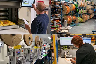 After the acquisition by igus, connection technology specialist elko uses modernised production for harnessing