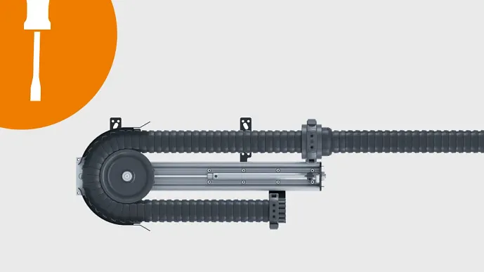 Assembly instructions for energy chains