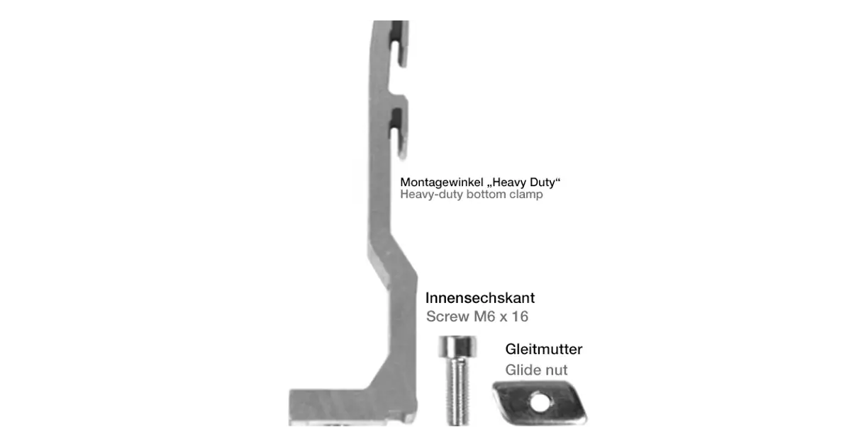 HD installation set without C-profile