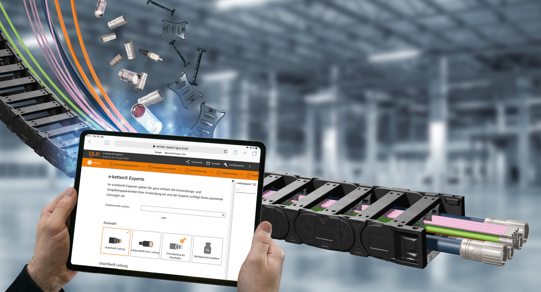 Energy chain configurator