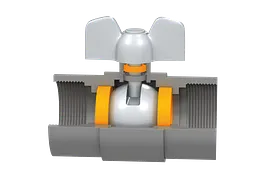 Plain bearing in tap valve