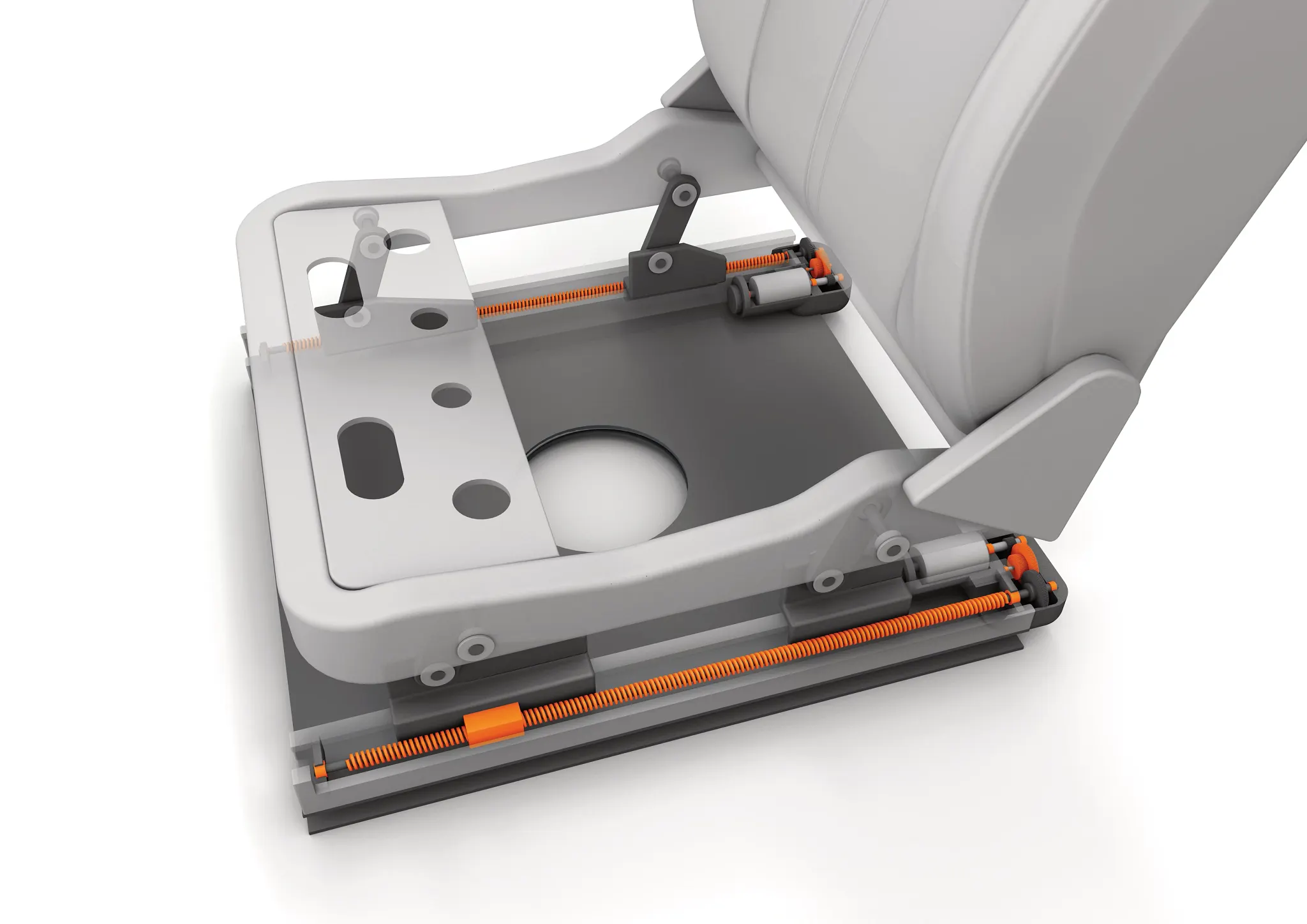dryspin in the longitudinal seat adjustment