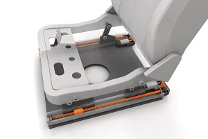 dryspin in the longitudinal seat adjustment