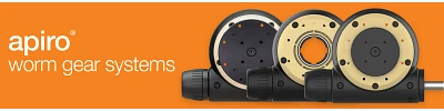 système modulaire d'engrenages à vis sans fin apiro