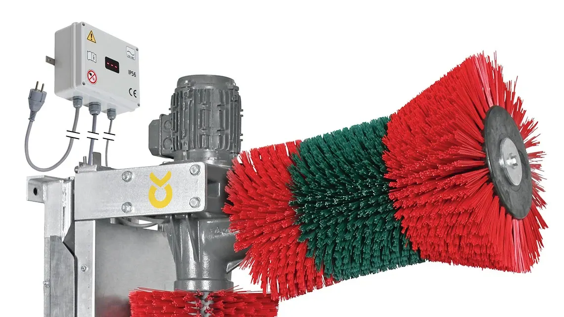 Máquina de limpeza de vacas