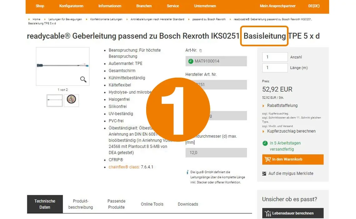 Trin 1 ved at matche produkter