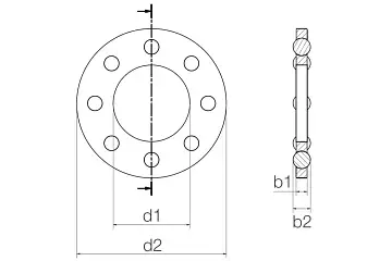 BB-608TW-B180-GL technical drawing