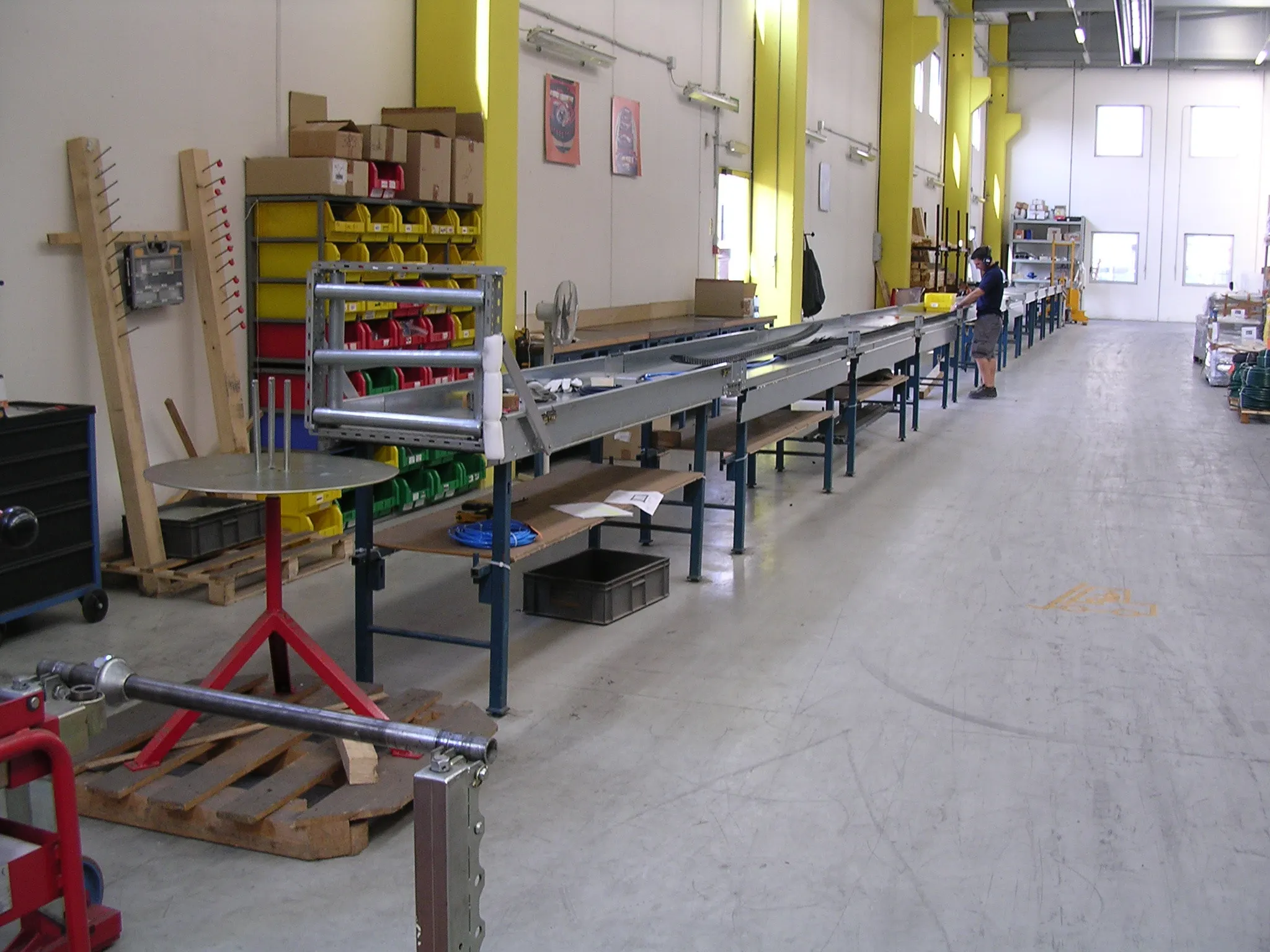 Portacables preenganado con cables y conectores