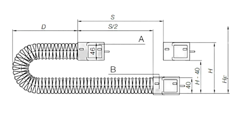 e-skin® cleanroom energy chain | smaller installation height
