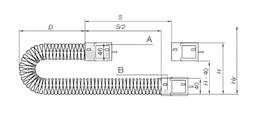 e-skin® cleanroom energy chain | smaller installation height