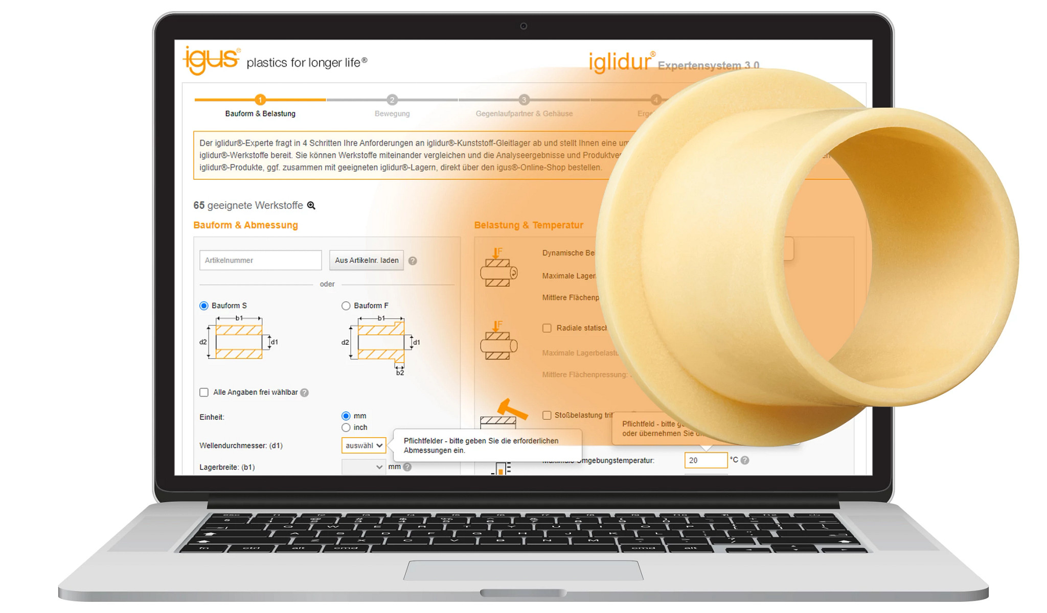 Service life calculation