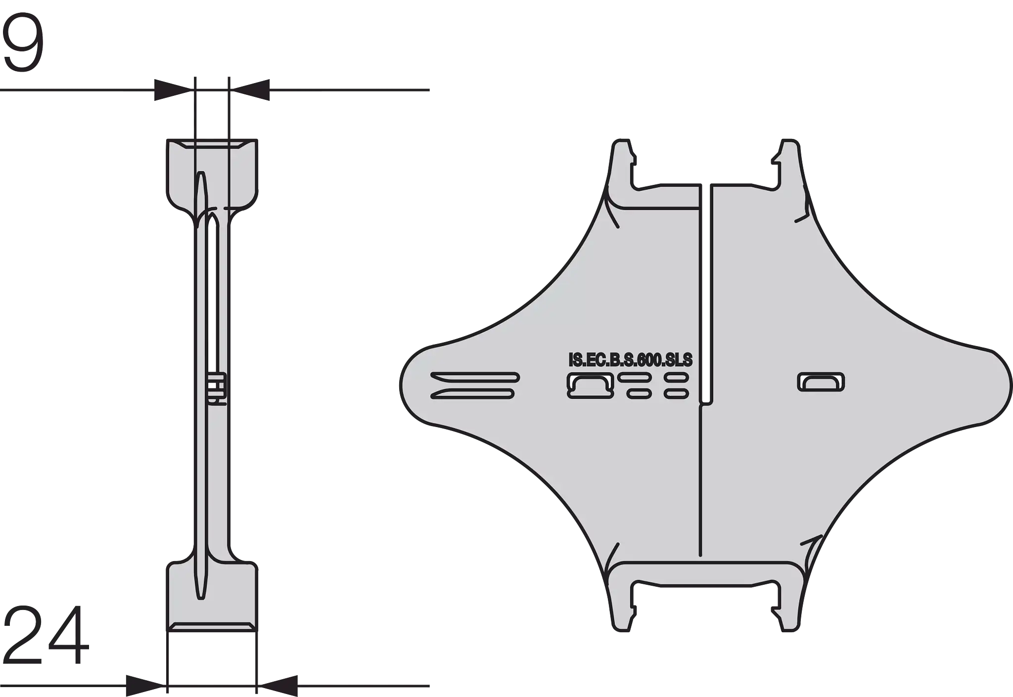 Unmounted divider for i.Sense EC.B