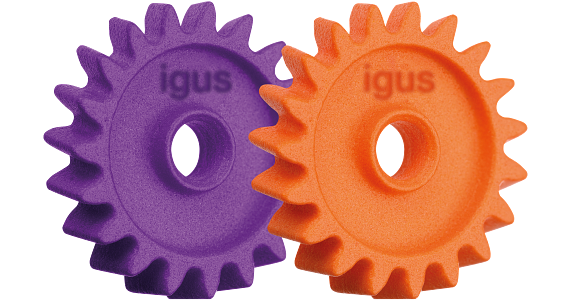 Coloured gear wheels from 3D printing