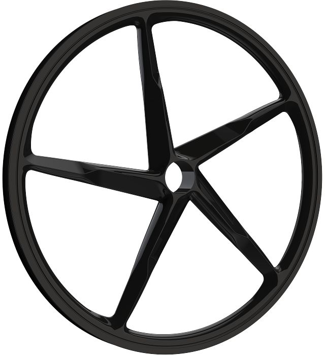 Wheels made of high-performance plastic