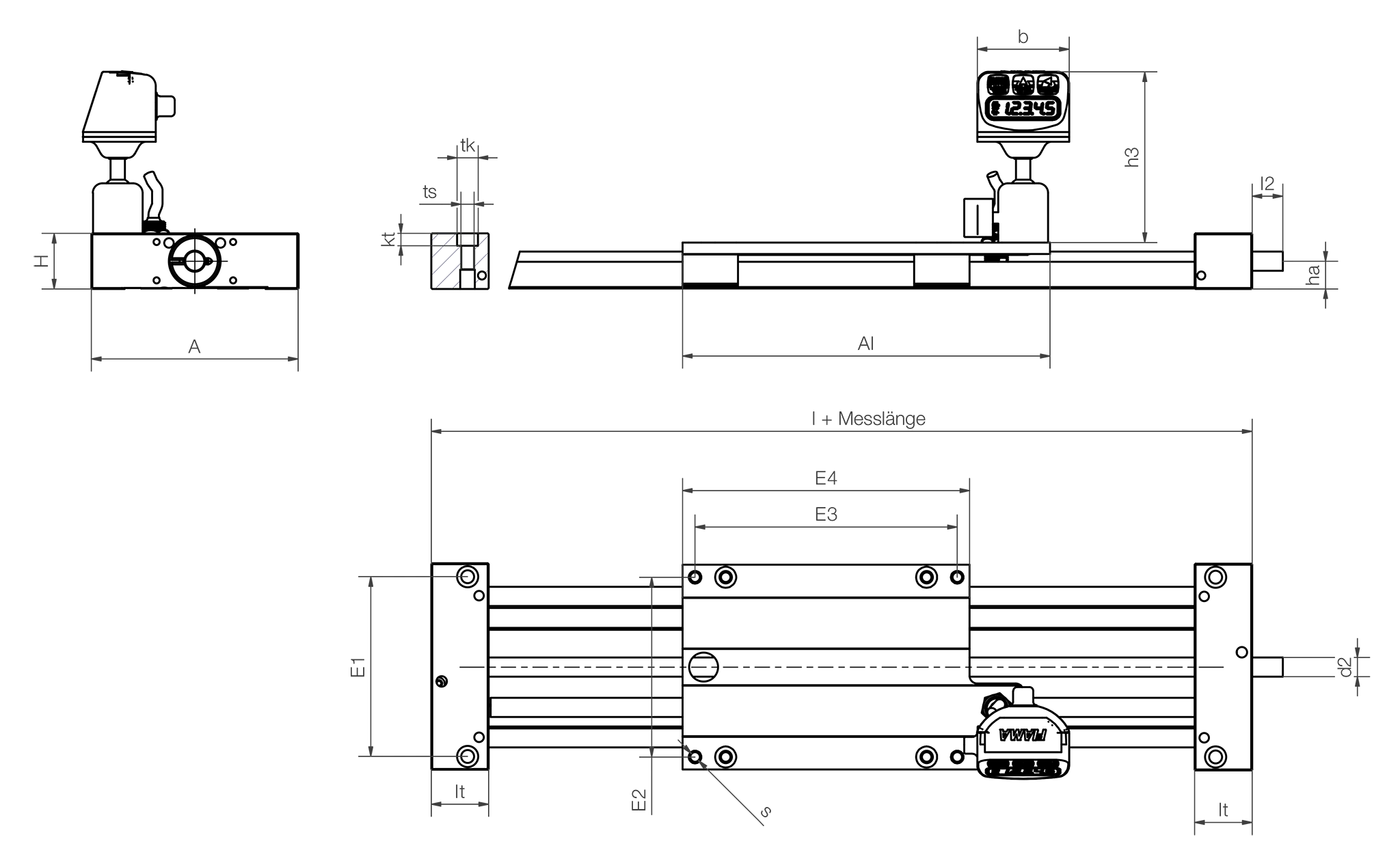 Sistemas prontos a instalar para saída de dados externos