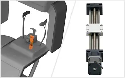 drylin SLW in height adjustment of chin rest