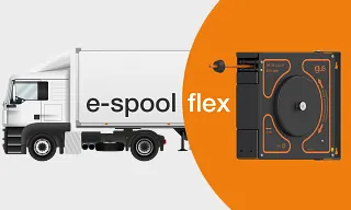 Truck and e-spool flex