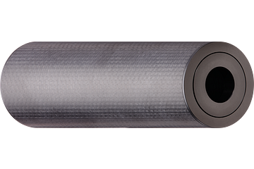 xiros® geleideroller, carbon buis met xirodur S180/F180 flensgkogellagers, mm