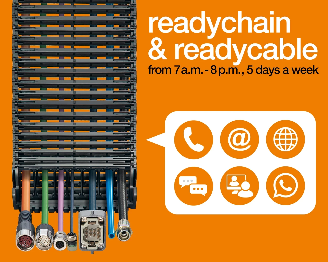 Acessibilidade readychain® readycable®
