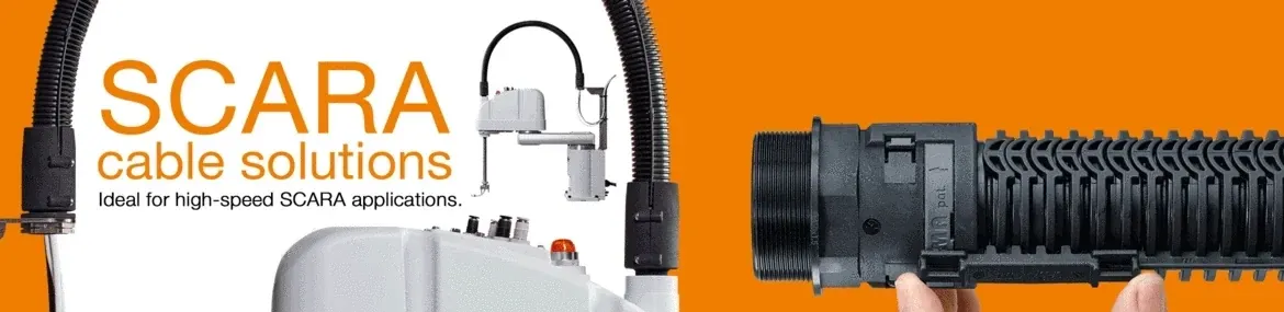 SCARA cable solutions - ideal for high-speed SCARA applications.