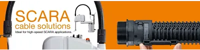 SCARA cable solutions - ideal for high-speed SCARA applications.