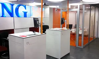 triflex® Cable ducts in the ING bank branch