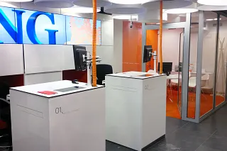triflex® Cable ducts in the ING bank branch