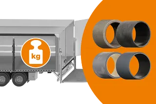 Truck and e-spool flex