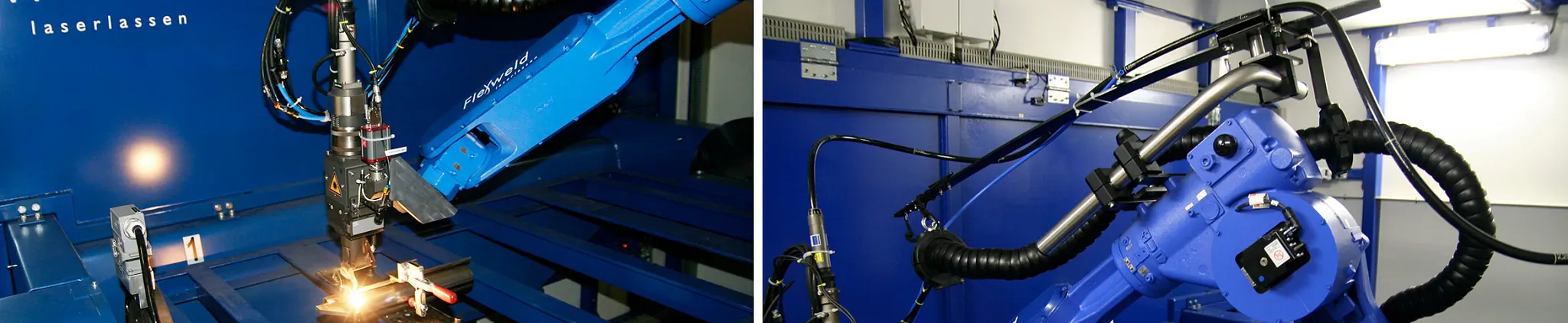 Protección de cable de soldadura láser robótica