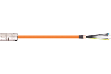 readycable® servo cable, similar to Harmonic Drive, APC2-10-6M23-A-B0-0-xxx-00, base cable PVC 15 x d