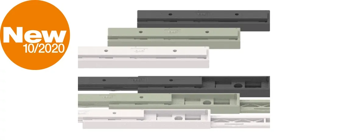 易格斯 NTP27 實心塑鋼伸縮滑軌