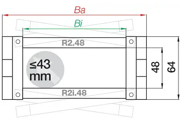 R2i.48.050.100.0 technical drawing