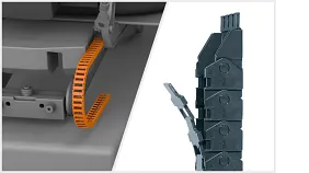 Zipper e-chain di gunting lifting
