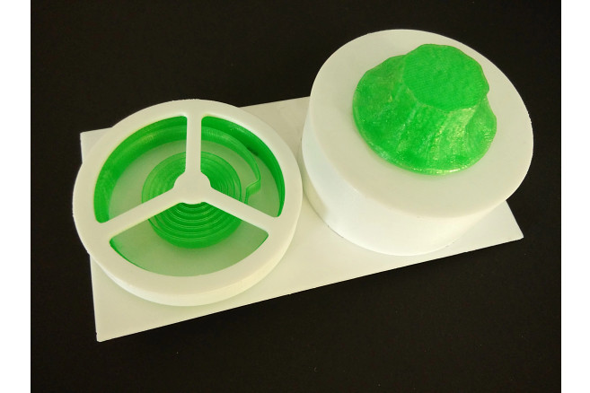 3D printing application example of a mechanical clockwork