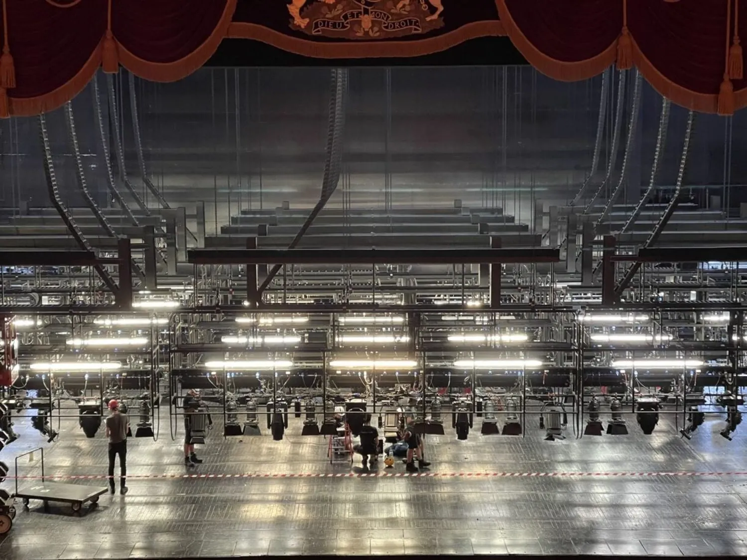 Bühnenbeleuchtung Royal Opera House vor der Erneuerung