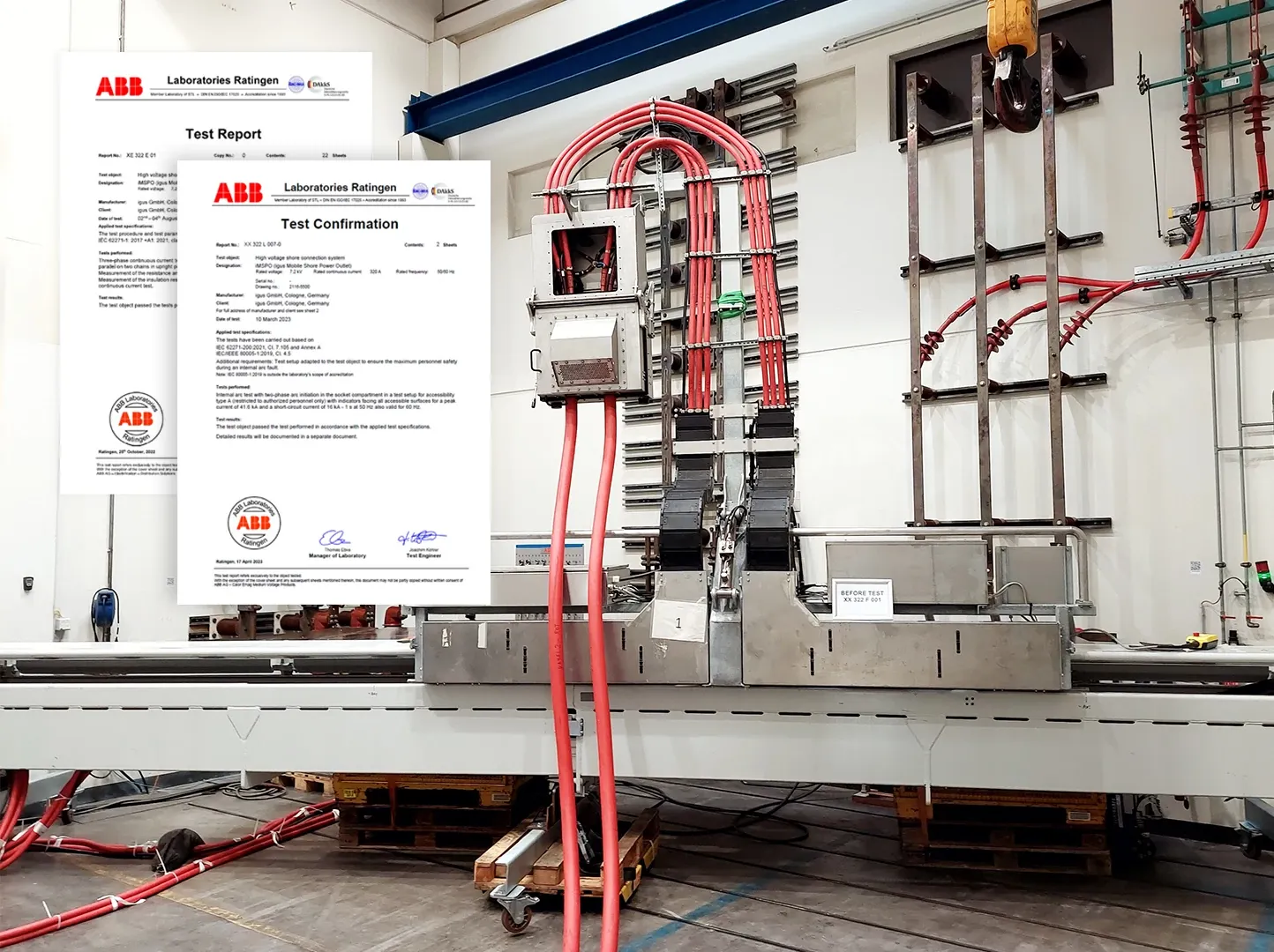 Paltzhalter für Bilder der Tests bei ABB