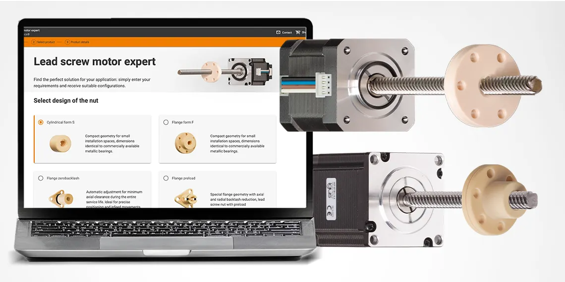 Ensambles de tornillo de plomo con Motors Expert