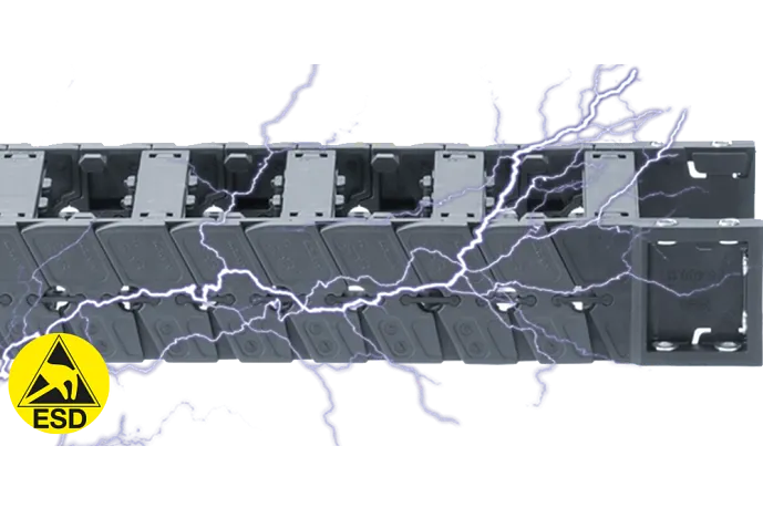 ESD Drag Chains & Plastic Cable Carriers | igus®