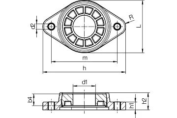 FL208-30-KS-J technical drawing