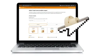 drylin® lead screw drive service life calculation