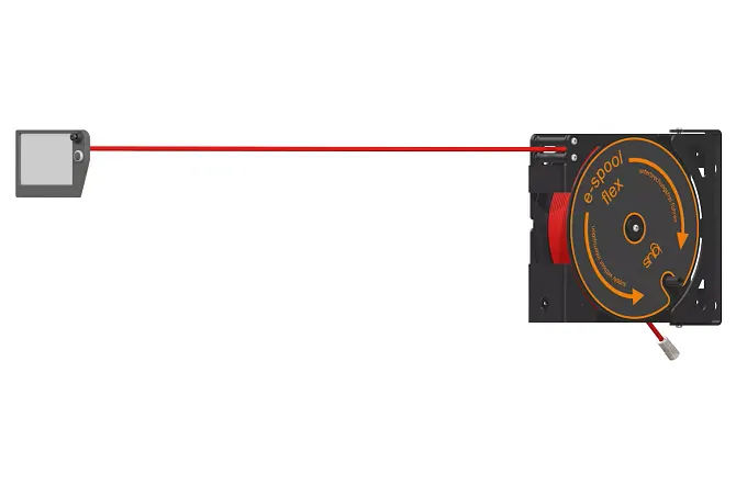Cable reel e-spool flex | igus cable drum with no slip ring
