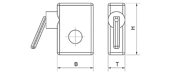 Technical drawing drylin lead screw clamping for linear modules