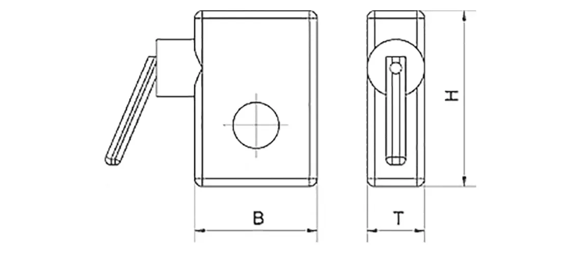 Technical drawing drylin lead screw clamping for linear modules